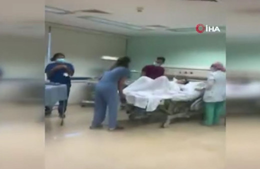 Beyrut'ta bir kadın patlamaya doğumhanede yakalandı