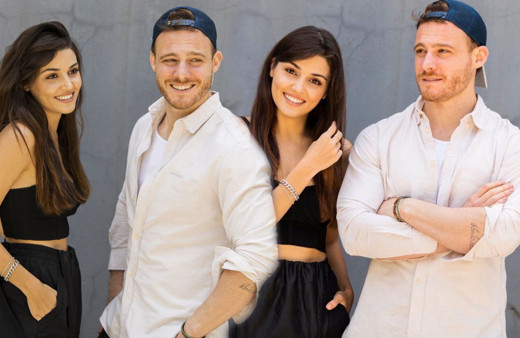 Sen Çal Kapımı yıldızları Hande Erçel Kerem Bürsin pozları olay! Murat Dalkılıç TT oldu