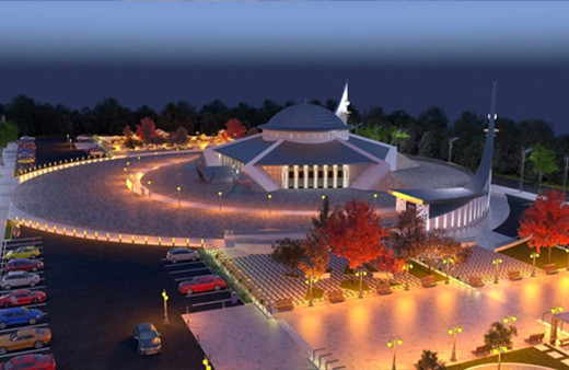 Türkiye'nin ilk ay yıldız camisi ibadete açıldı! Mimarisi muhteşem