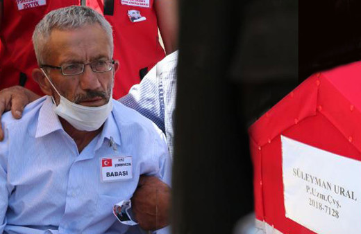 Şehit Uzman Çavuş Süleyman Ural gözyaşları içinde son yolculuğuna uğurlandı