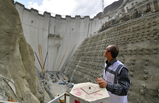 Yusufeli Barajı'nın yapımında son 50 metre Eyfel Kulesi'nden 25 metre kısa