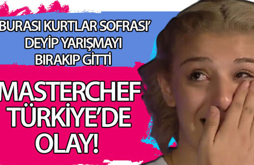 ‘Burası kurtlar sofrası’ deyi̇p yarışmayı bırakıp gi̇tti̇