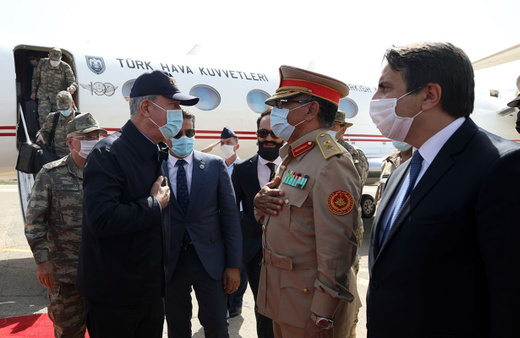 Libya'ya kritik ziyaret! Milli Savunma Bakanı Akar ve Genelkurmay Başkanı Güler Trablus'ta