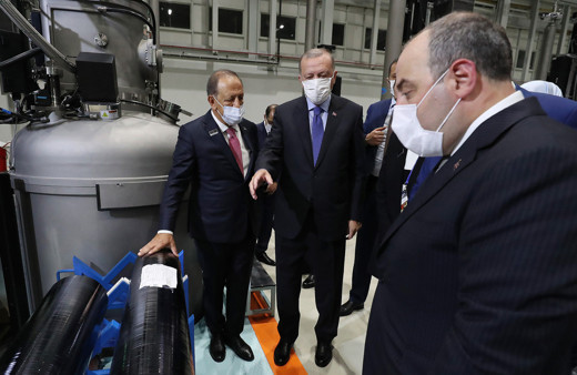 Cumhurbaşkanı Recep Tayyip Erdoğan Güneş Teknolojileri Fabrikası'sının açılışına katıldı
