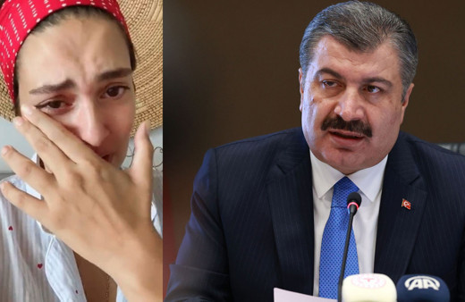 Bergüzar Korel ağlaya ağlaya Fahrettin Koca'dan yardım istedi SMA'lı bebeklerin sesi oldu