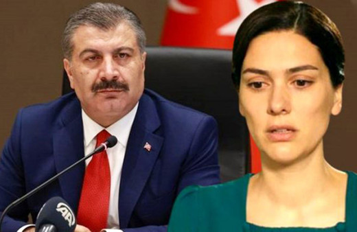 Hüngür hüngür ağlayan Bergüzar Korel hasta çocuklar için Fahrettin Koca'dan yardım istedi