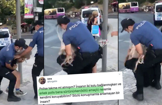 Rana Batı Kadıköy'deki gözaltıda polis bana sürtündü iddiasıyla tepki aldı