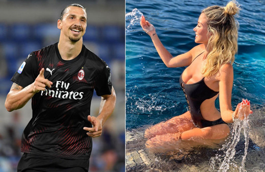 Zlatan Ibrahimovic Diletta Leotta yasak aşk iddiası İtalya'yı karıştırdı