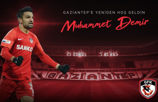 Gaziantep FK, Muhammet Demir'i tekrar kiraladı