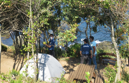 Beykoz'da kamp alanında şok eden ölüm