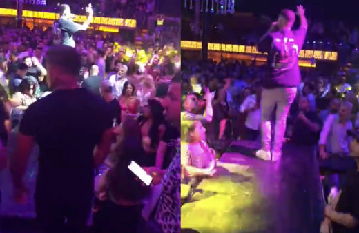 Ünlü rapçi Murda'nın konserinde tepki çeken görüntüler!