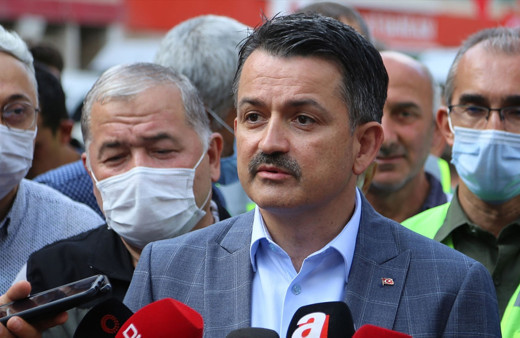 Afet bölgesindeki köylere 5 milyon lira destek