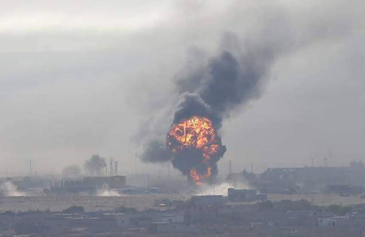 Şam'da sıcak saatler! Doğalgaz boru hattında patlama
