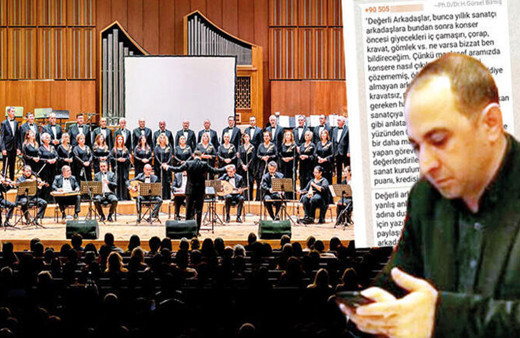 Koro müdürü Gürsel Bilmiş'in attığı ‘iç çamaşırlı’ mesaj ortalığı karıştırdı