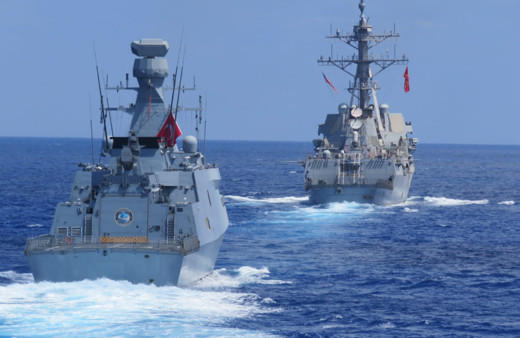 Doğu Akdeniz'de deniz eğitimleri icra edildi