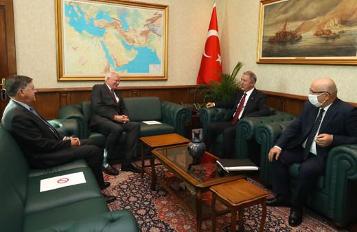 ABD'nin Suriye Özel Temsilcisi James Jeffrey'den MSB'ye ziyaret