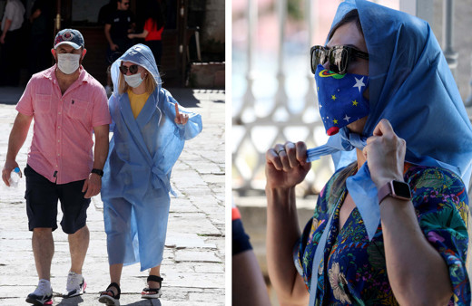 Ayasofya Camii'ne şort ve dekolteli giriş yasak artık böyle girilecek