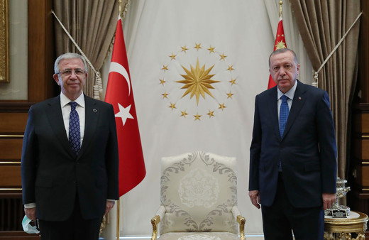 Cumhurbaşkanı Erdoğan, Ankara Büyükşehir Belediye Başkanı Mansur Yavaş'ı kabul etti