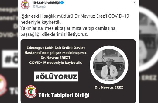 Koronavirüs iki doktoru daha aramızdan aldı! Dr. Nevruz Erez hayatını kaybetti