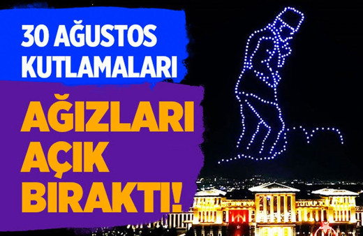 Beştepe'deki 30 Ağustos kutlamaları ağızları açık bıraktı!