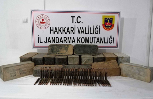 Hakkari'deki PKK/KCK operasyonunda uçaksavar mühimmatı ele geçirildi