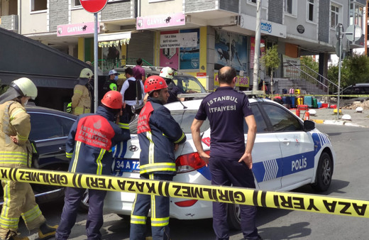 Avcılar'da silahlı kişi mağaza bastı polis alarma geçti