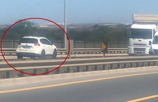 Büyükçekmece TEM Otoyolu'nda kilometrelerce ters yönde gitti