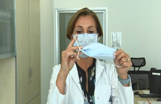 Prof. Dr. Pınar Çıragil uyardı: Maskeler çıkarıldığında içe doğru katlanıp poşet içine konulmalı