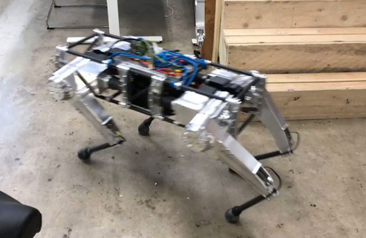 ABD ordusu üs güvenliği için 'robot köpekleri' test etti