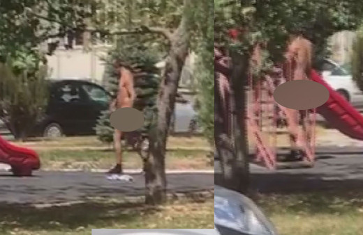 Sivas'ta çıplak adam rezaleti! Çocuk parklarına gidip çırıl çıplak  soyunup dolaşıyor