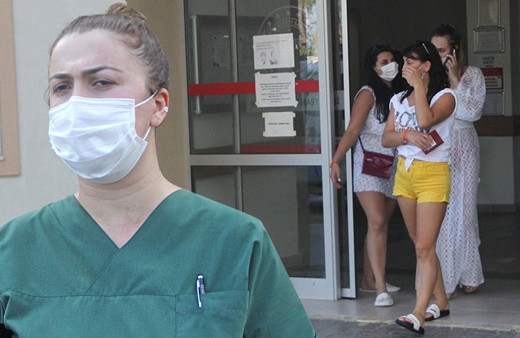 Antalya'da yüzsüzlüğün bu kadarı pes dedirtti! Hemşireye terlikle saldırdılar