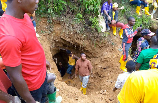 Kongo'da madende meydana gelen göçükte en 50 ölü var