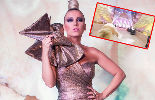 TV8 Doya Doya Moda jürisi Gülşah Saraçoğlu stüdyoda yere kapaklandı! İşte o anlar