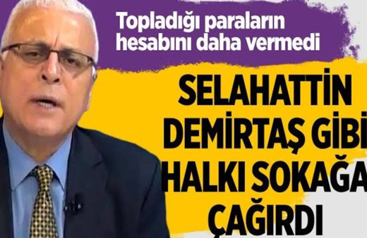 Merdan Yanardağ Selahattin Demirtaş gibi halkı sokağa çağırdı!