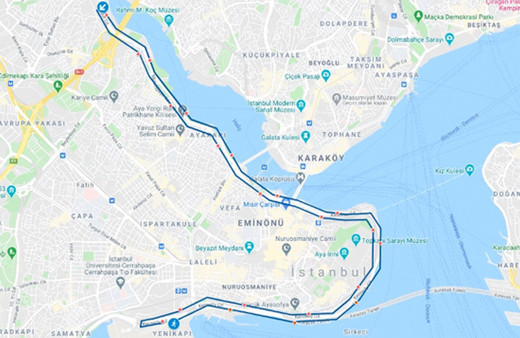Pazar günü İstanbul'da bu yollar trafiğe kapatılacak