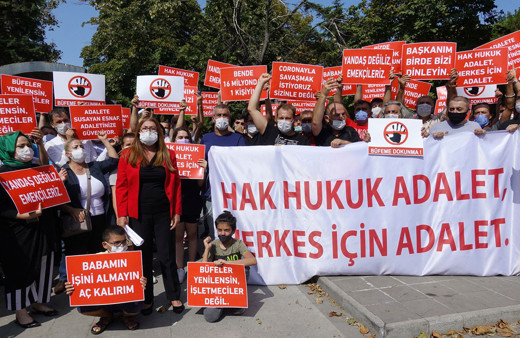 Büfecilerden İBB önünde yüksek zam protestosu