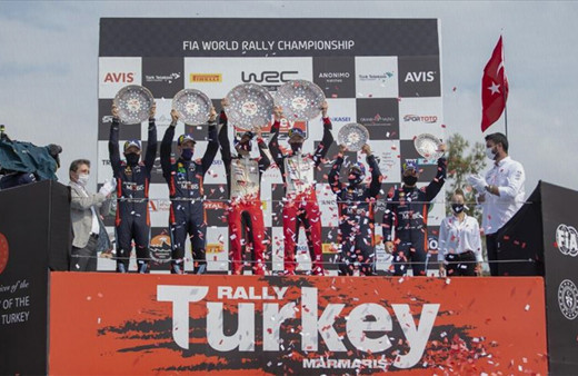 Türkiye Rallisi'nin galibi Büyük Britanyalı Elfyn Evans oldu