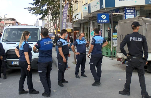 Esenyurt'ta tartıştığı zabıta görevlisine silah çekti kamyonetle çarpıp kaçtı