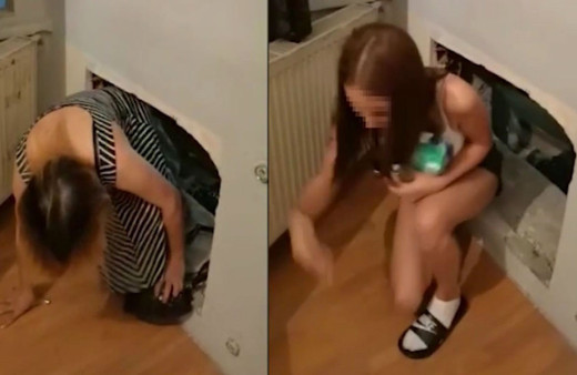 Şok baskın! Trabzon'da fuhuş için otele gizli geçit yapmışlar