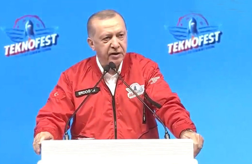 Cumhurbaşkanı Erdoğan'dan Teknofest 2020'de önemli açıklamalar