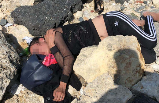 Beylikdüzü'nde genç kadını önce dövüp ardından kayalıklara attılar