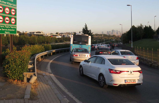 Kademeli mesai uygulamasının başladığı İstanbul'dan ilk görüntüler