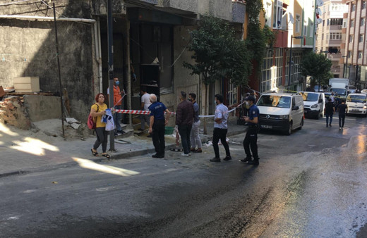 Şişli'de iş yerinde şiddetli patlama