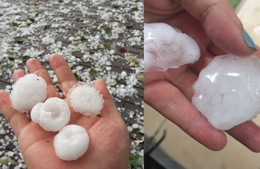 İstanbul'u dolu vurdu! Herkes bu görüntüleri paylaşıyor ceviz büyüklüğünde