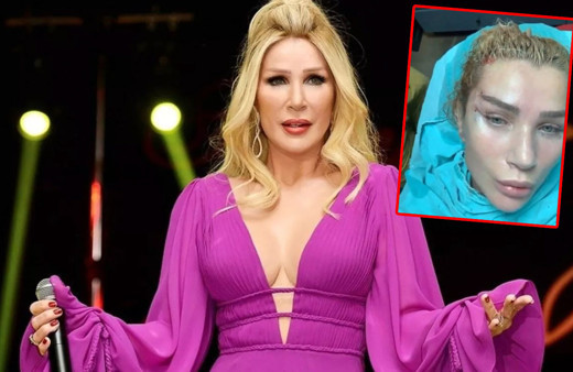 Seda Sayan 'Fransız askısı' yöntemiyle yüzünü gerdirdi! İşte o anlar