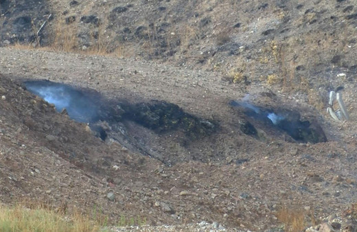 Burası İzmir'in Çernobil'i gibi için için yanıyor! Toprak sürekli zehir kusuyor