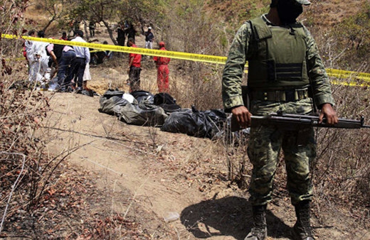 Meksika'da şok eden olay! 2 mezarda 23 ceset bulundu