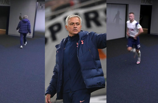 Eric Dier tuvalet molası verdi Mourinho arkasından koştu