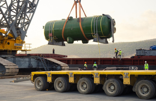 Buhar jeneratörleri Akkuyu'a ulaştı