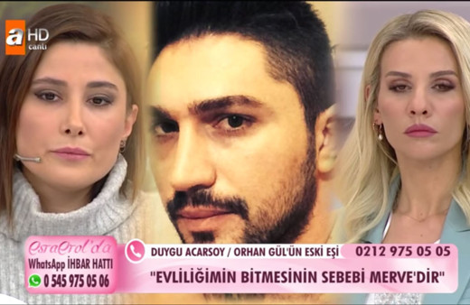 Masterchef Duygu Acarsoy Esra Erol'a çıkmış! İlk eşi Orhan Gül ve Merve Gül ifşası